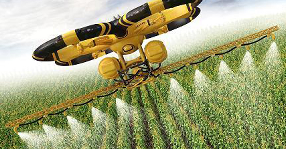 Drone para indústria agrícola. Foto: Reprodução